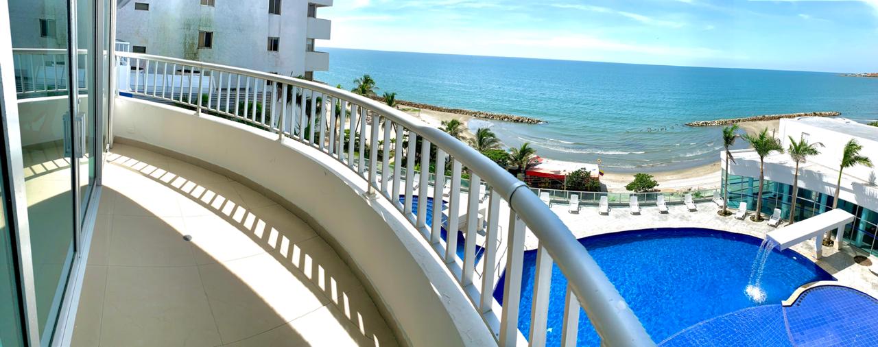 Apartamento Amoblado 503 dos alcobas frente al mar edificio palmetto uno Vacaciones Cartagena Colombia